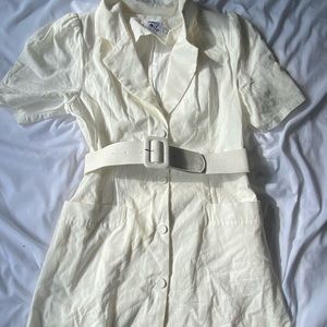 Princess Polly button down dress with belt